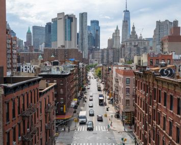 Residential apartment buildings as seen on July 26, 2022 in New York City.