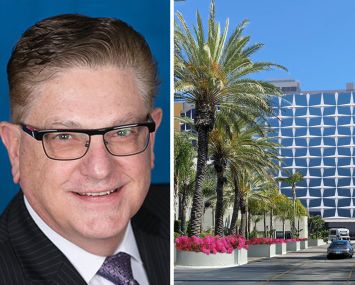 Mark Davis, president and CEO of Sun Hill Properties, and the Hilton Universal.