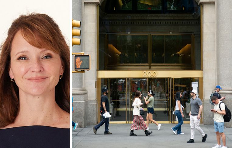 BXP's Hilary Spann and 200 Fifth Avenue.