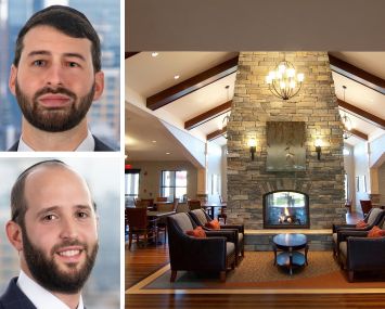 Dwight Mortgage Trust's Adam Offman and Yossi Benish, and one of the Ohio facilities in the portfolio.