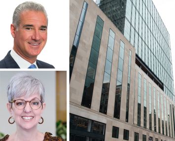 Paul Glickman (top) and Diana Biasotti (bottom) of JLL, and One Madison.